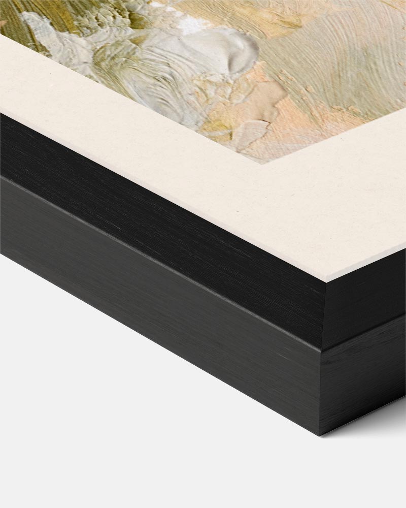 Elegante Abstracte Penseelstreken Poster-WallArtistic