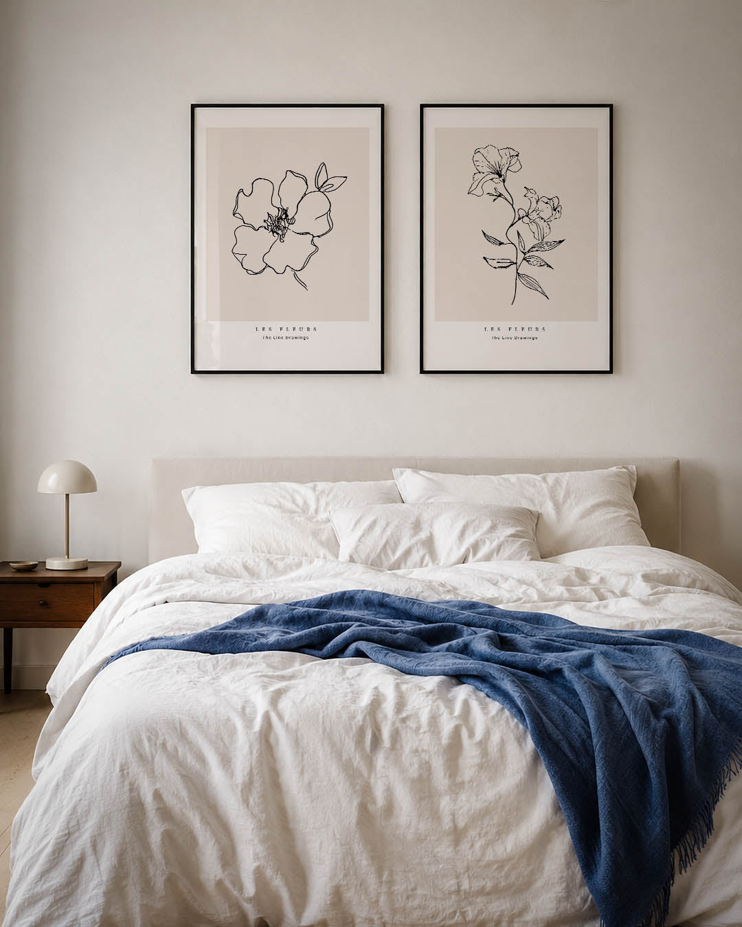 Bloem lijnenspel Posterset