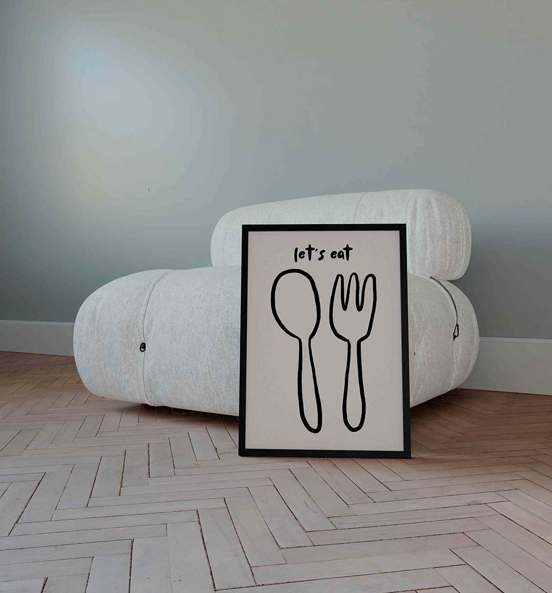 Bestek illustratie Poster