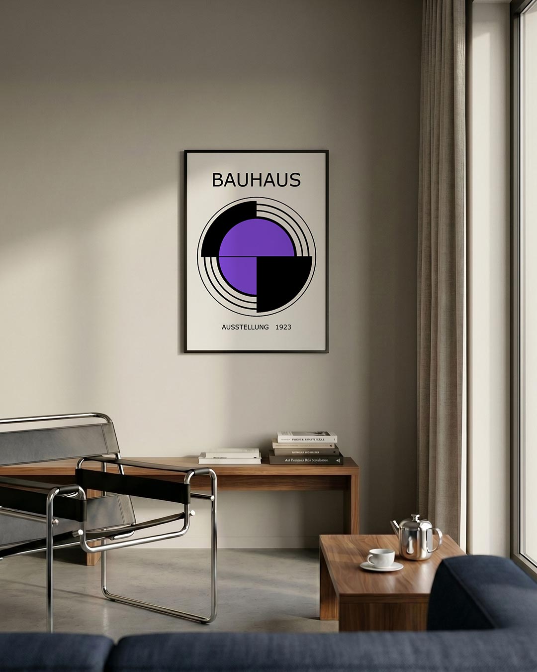 Cirkelvormen en lijnen Poster