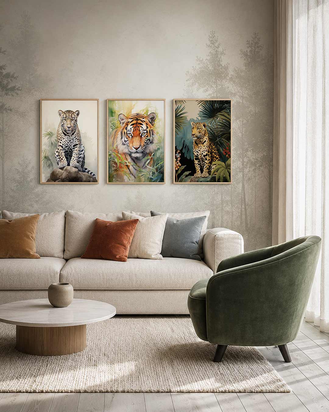 Natuurlijke elegantie Posterset