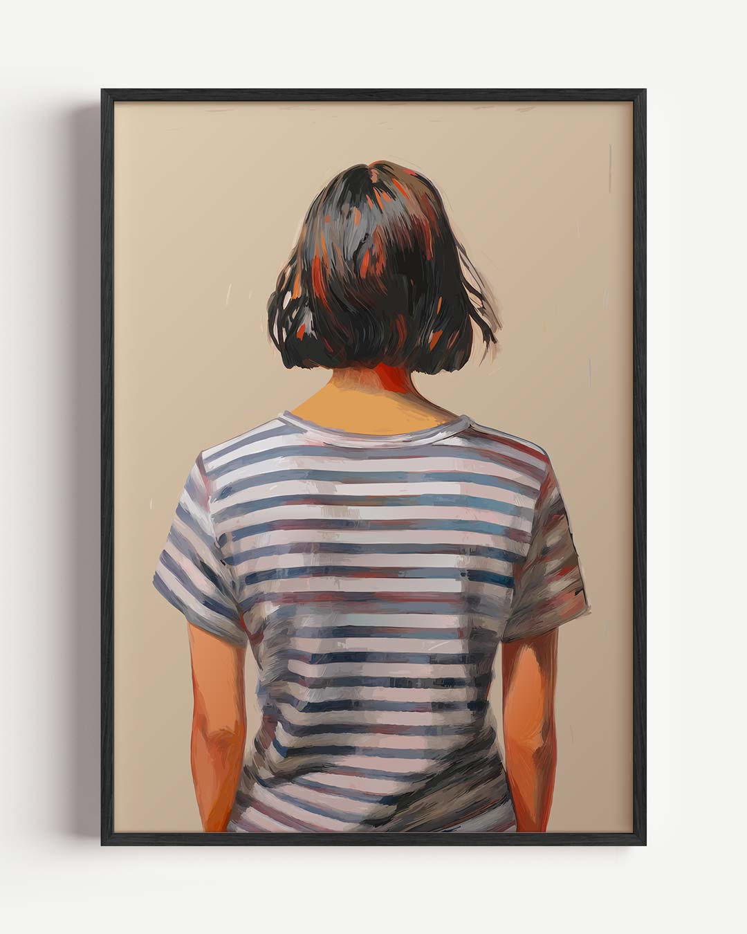 Strepen en Stijl Poster-WallArtistic