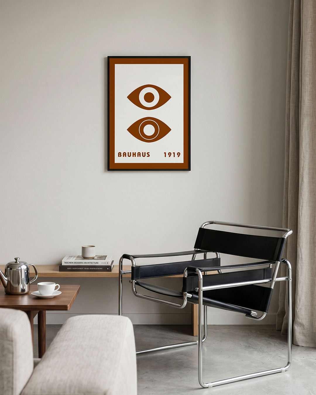 Oogvormen en lijnen Poster