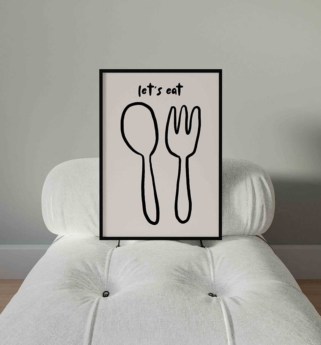 Bestek illustratie Poster