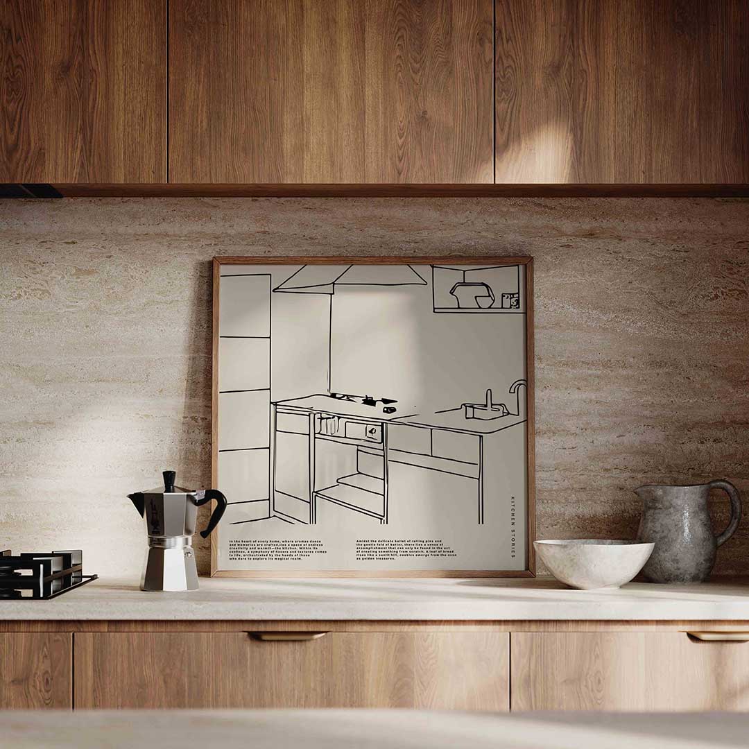 Keukeninterieur Poster