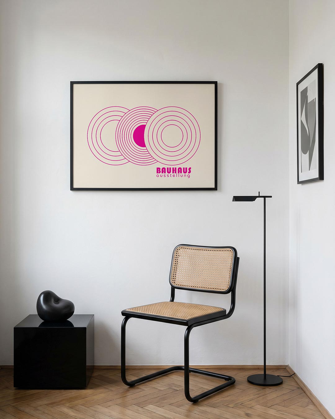 Cirkelvormen en lijnen Poster