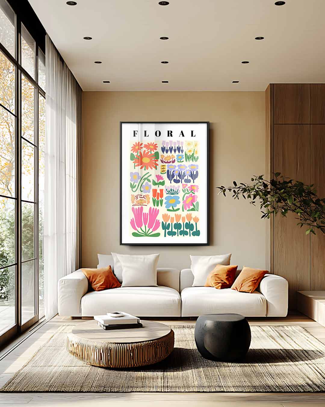 Bloemenpracht Poster Kunstwerk-canvas-dibond-plexiglas-wanddecoratie-WallArtistic