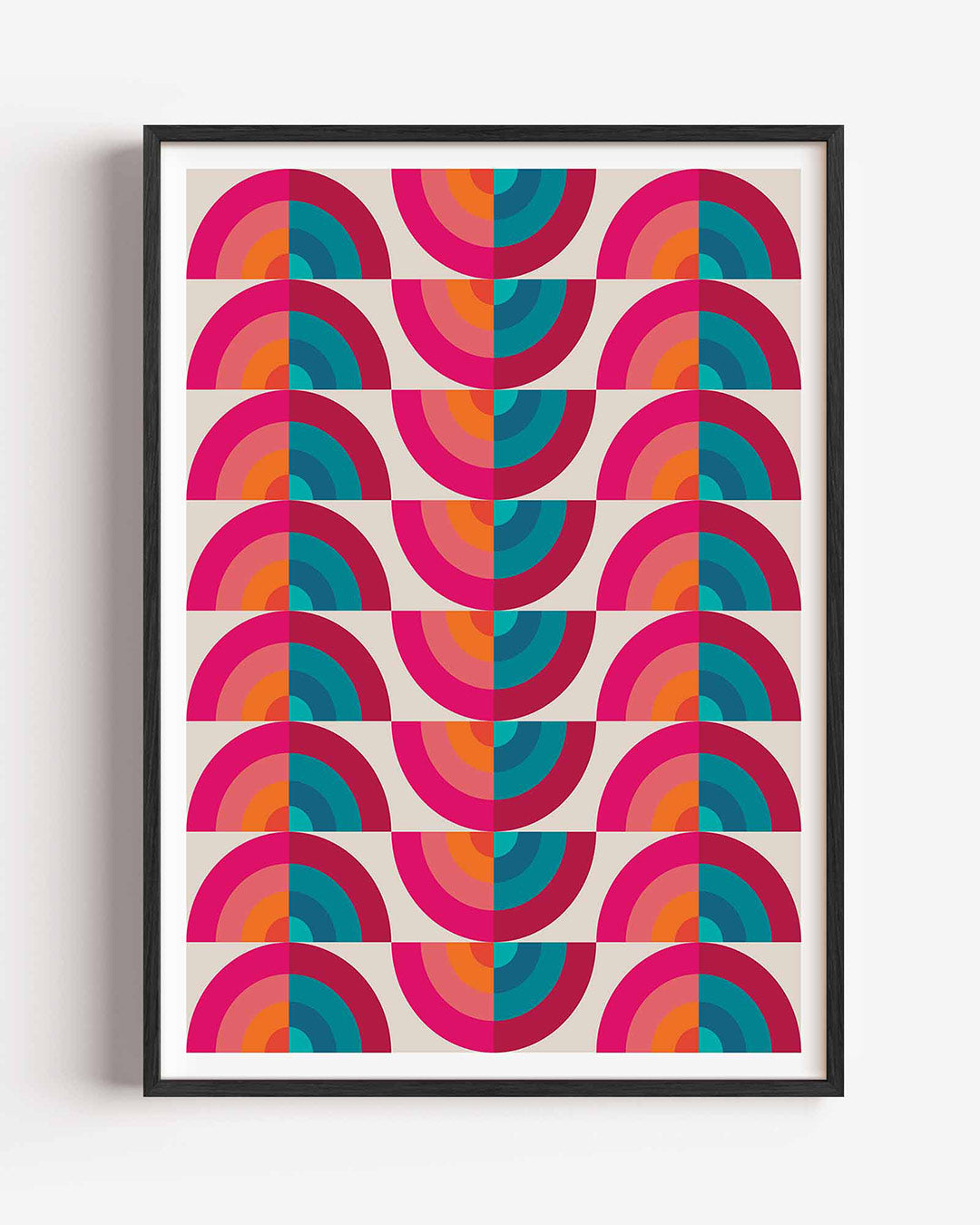 Vormritme en kleur Poster