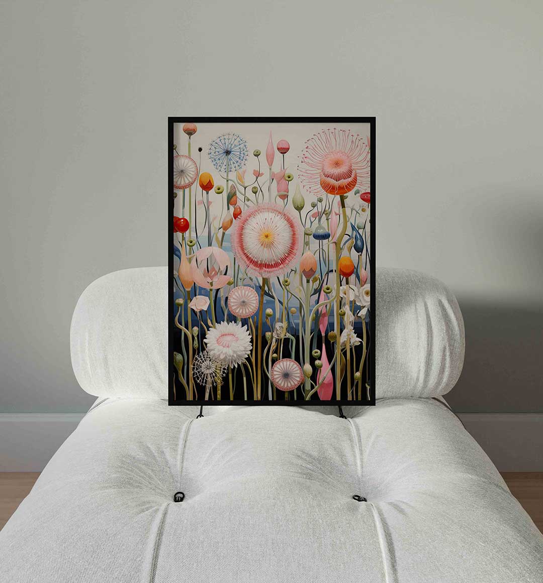 Bloemen en stengels Poster