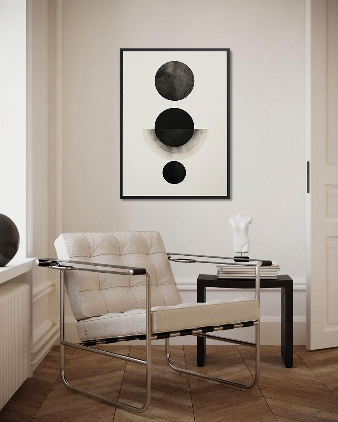 Geometrische cirkelcompositie Kunstwerk