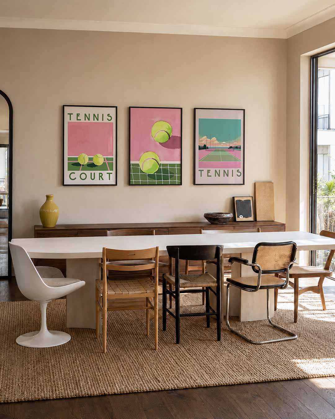 Sportieve kleuren Posterset