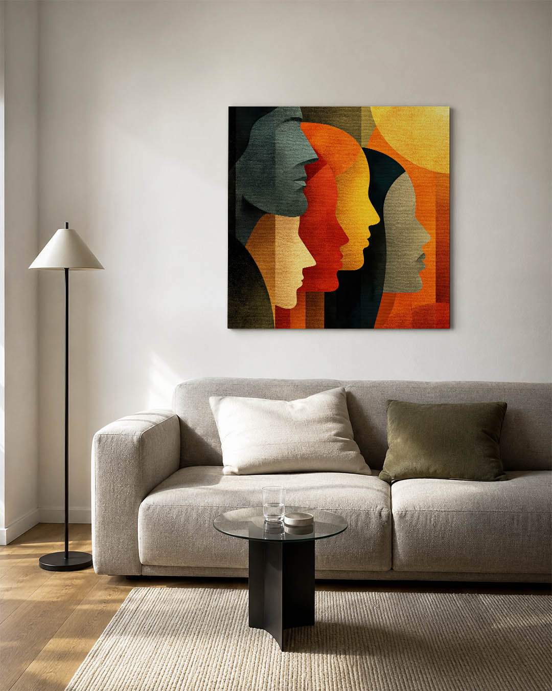 Geometrische profielen Kunstwerk