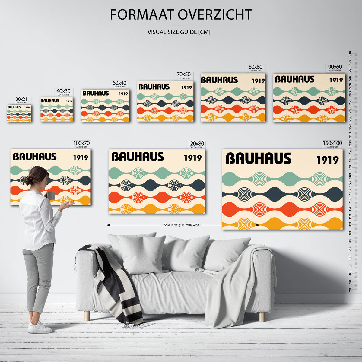 Vorm en kleur Poster