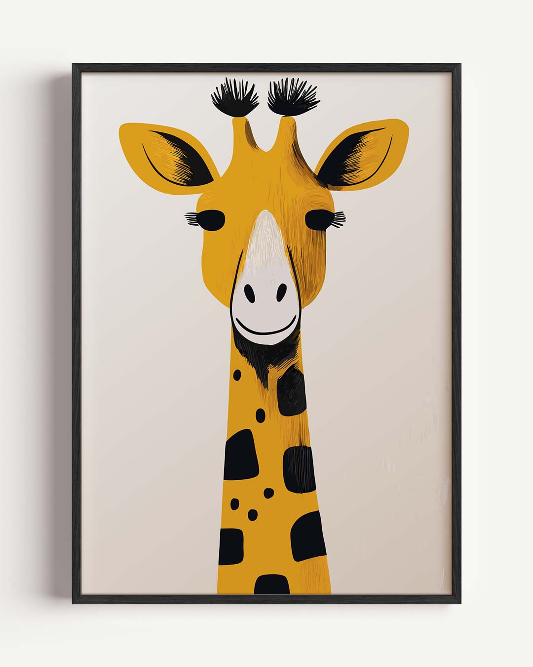 Vrolijke Giraffe Poster-WallArtistic