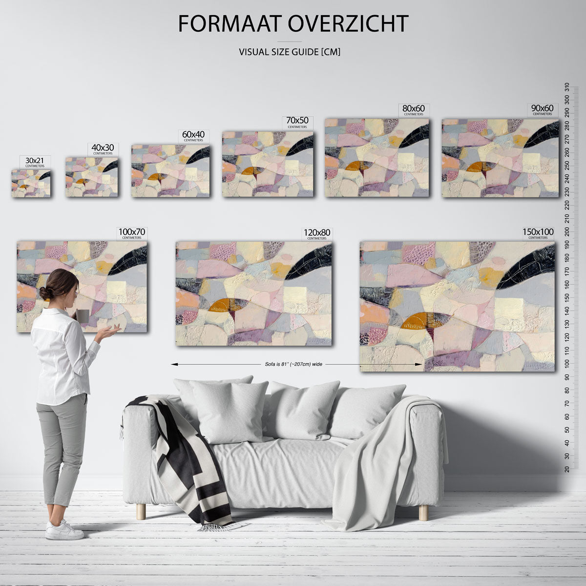 Abstracte vormen Poster
