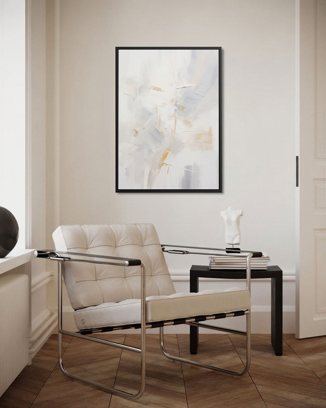 Lichte vegen compositie Kunstwerk