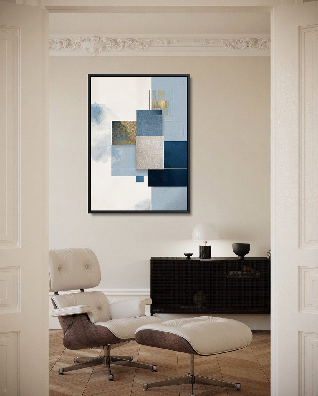 Geometrische compositie Kunstwerk