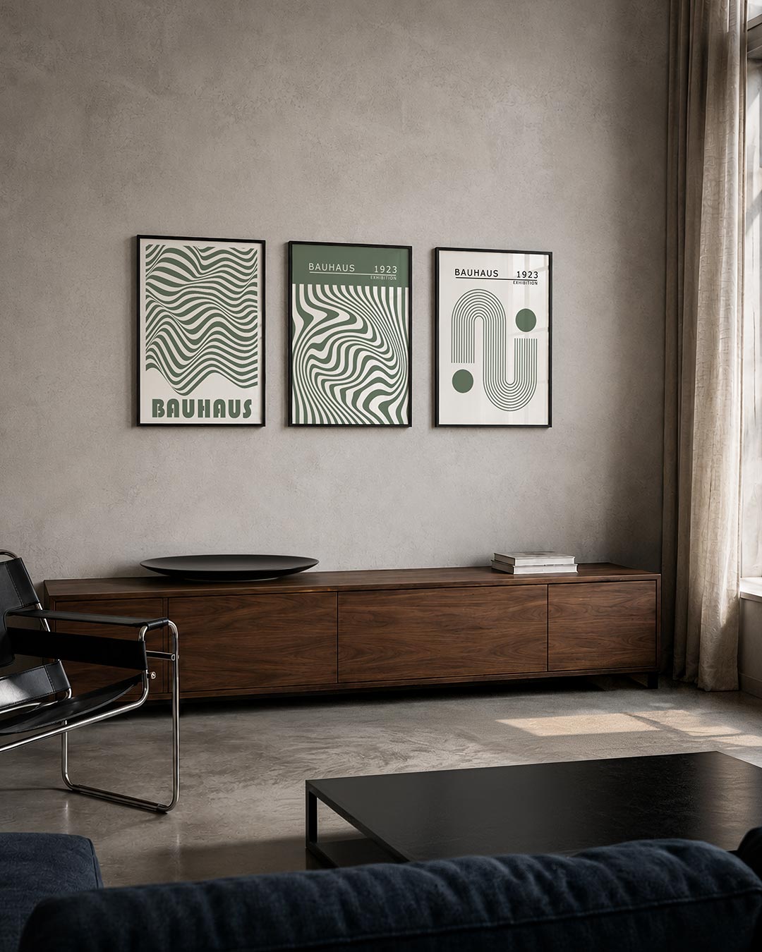 Golvend lijnenspel Posterset