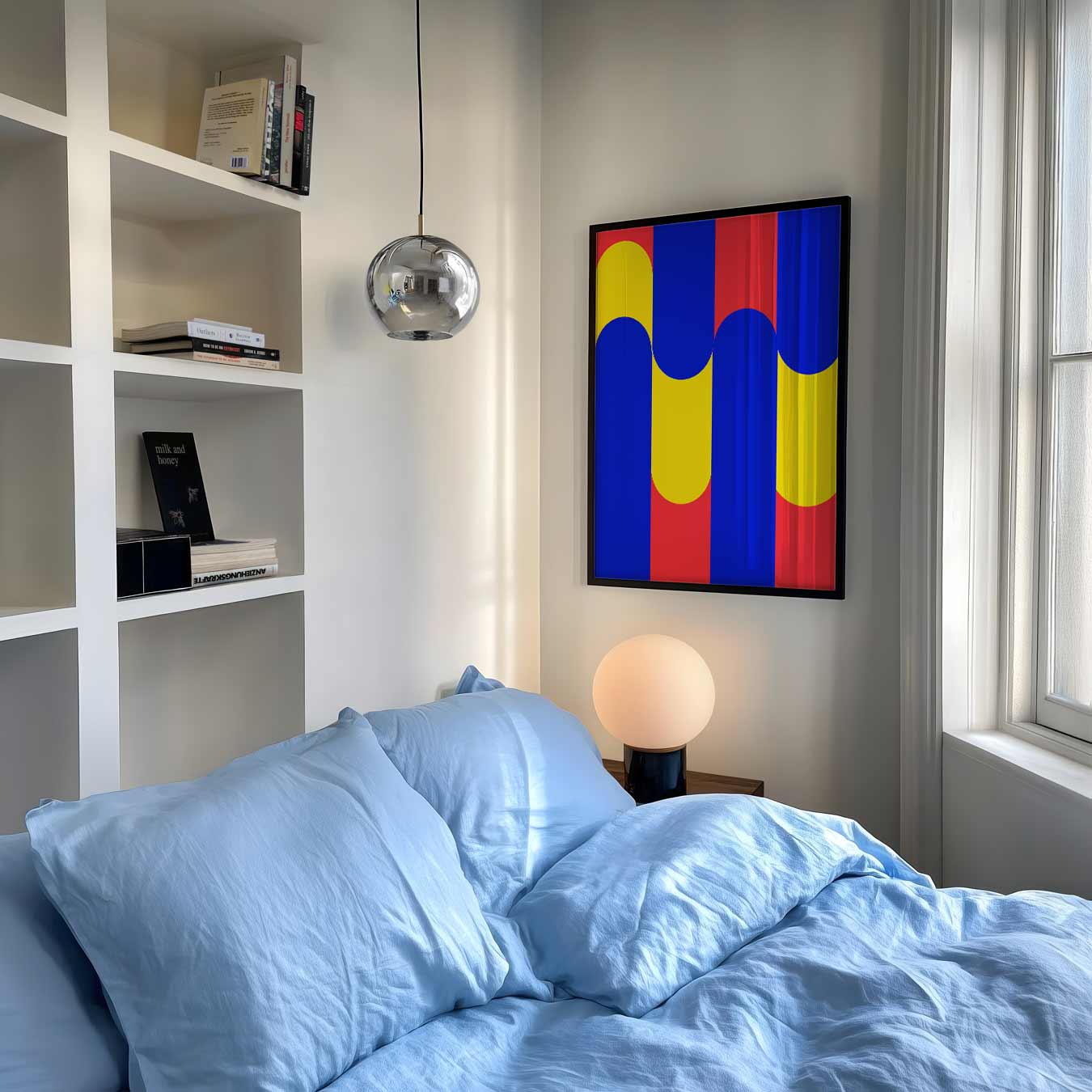 Kleurrijke Geometrische Vibes Poster-WallArtistic