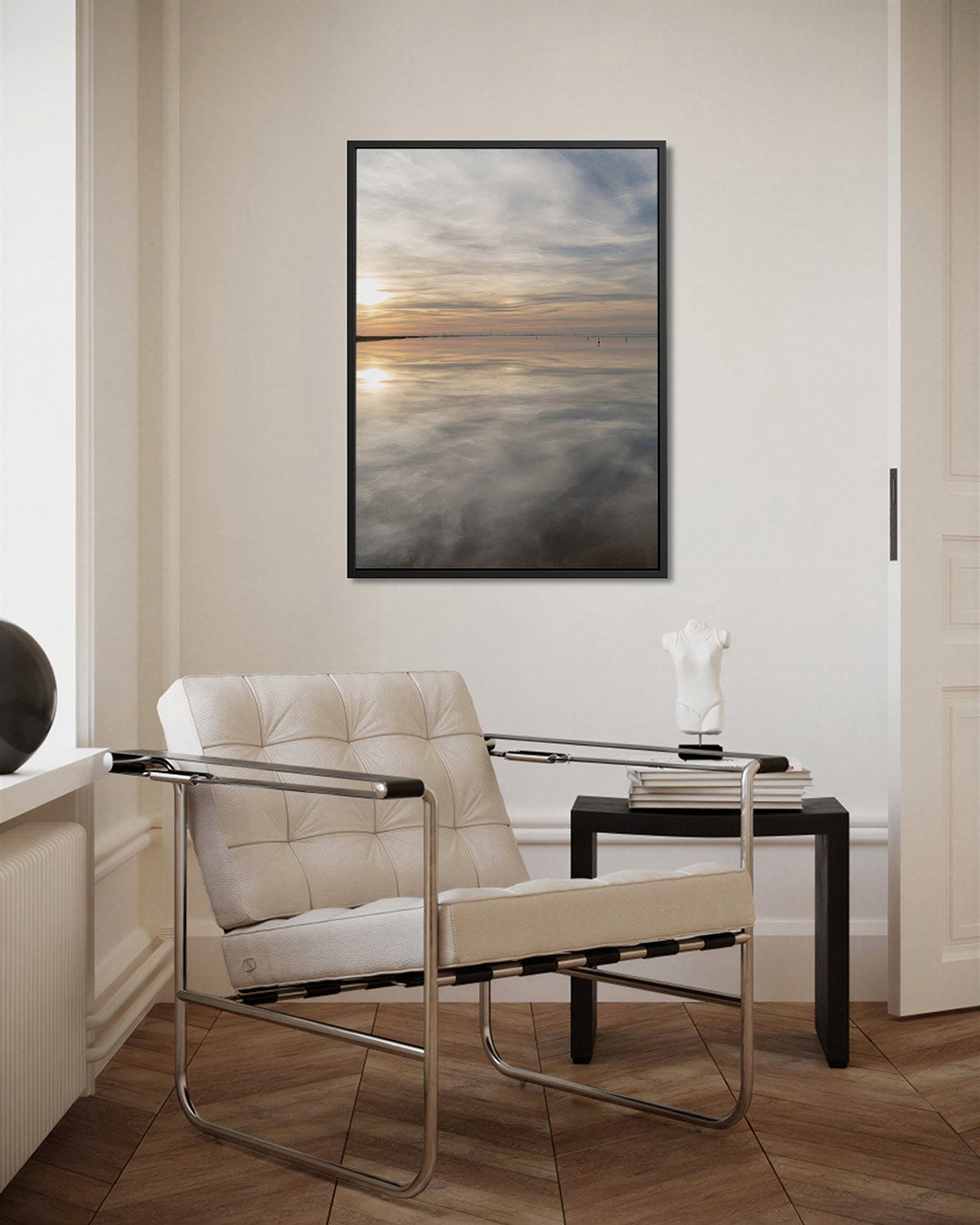 Rustige zonsondergang Kunstwerk