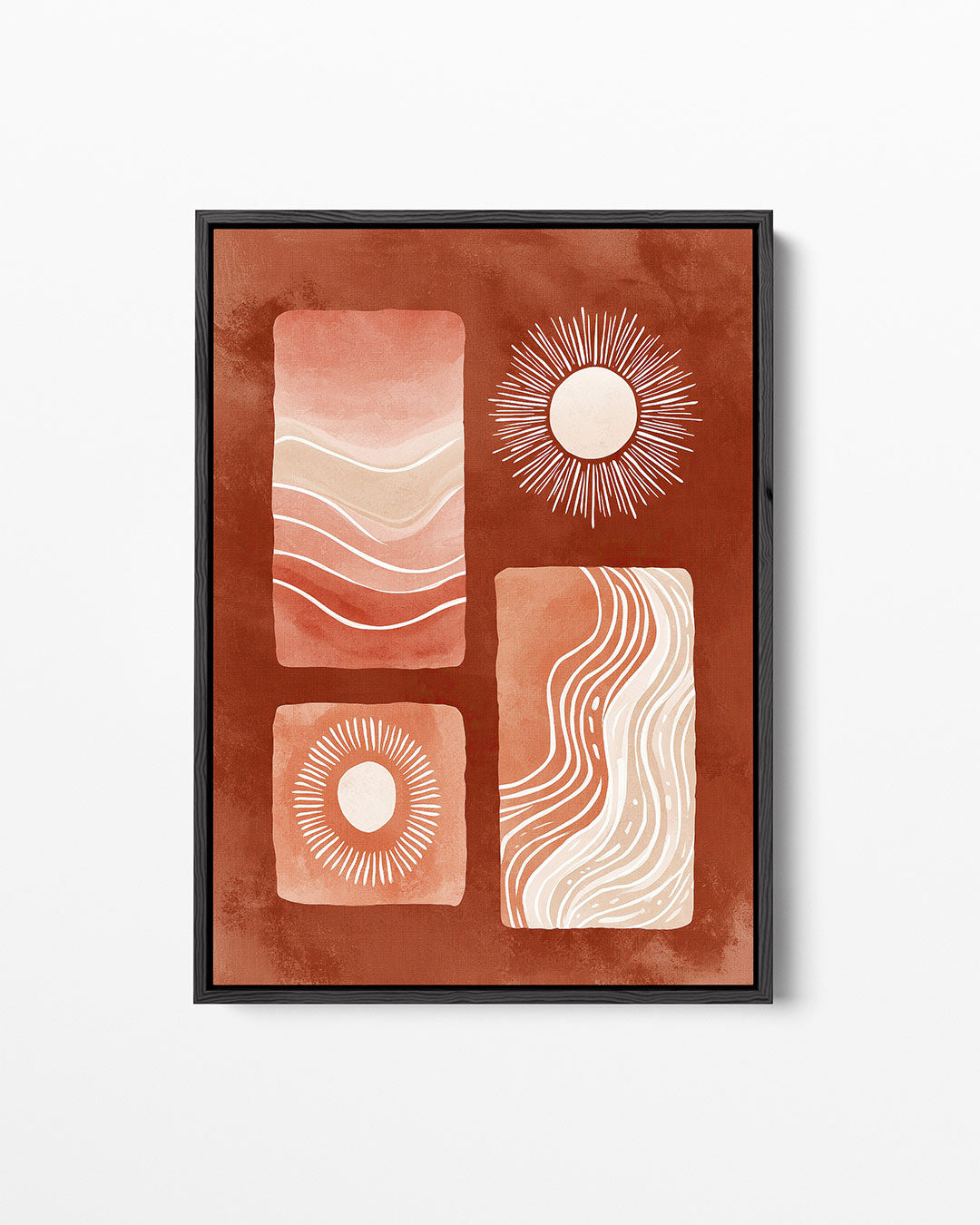 Organische vormen compositie Kunstwerk