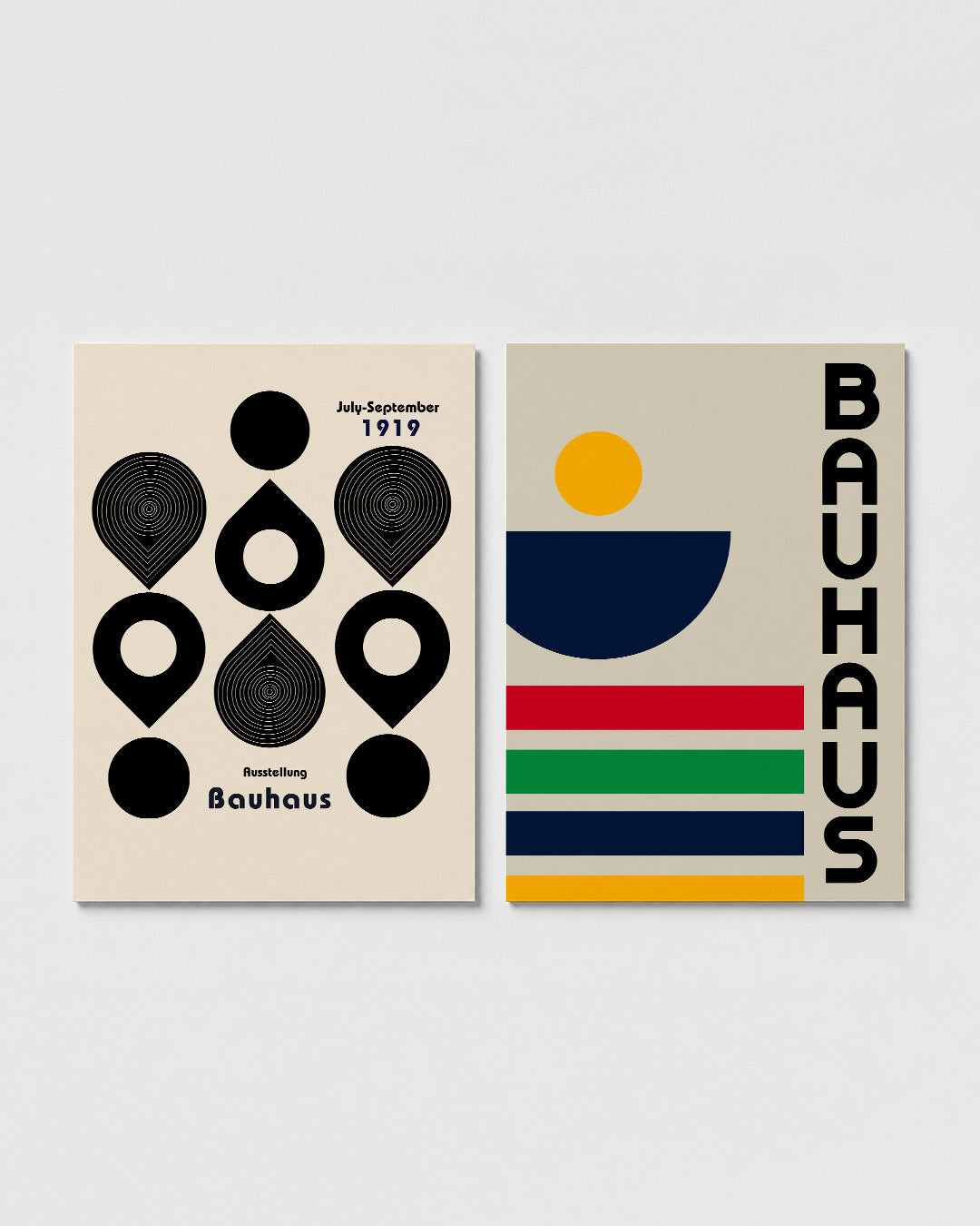 Vormen en vlakkenspel Posterset