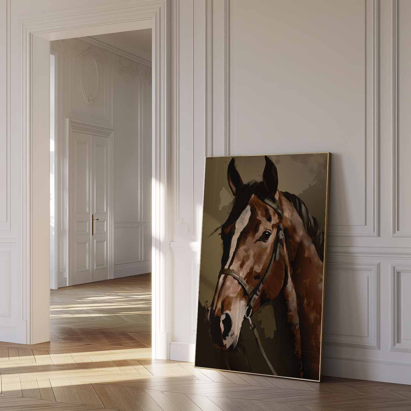 Elegante Paardenkracht Poster-WallArtistic