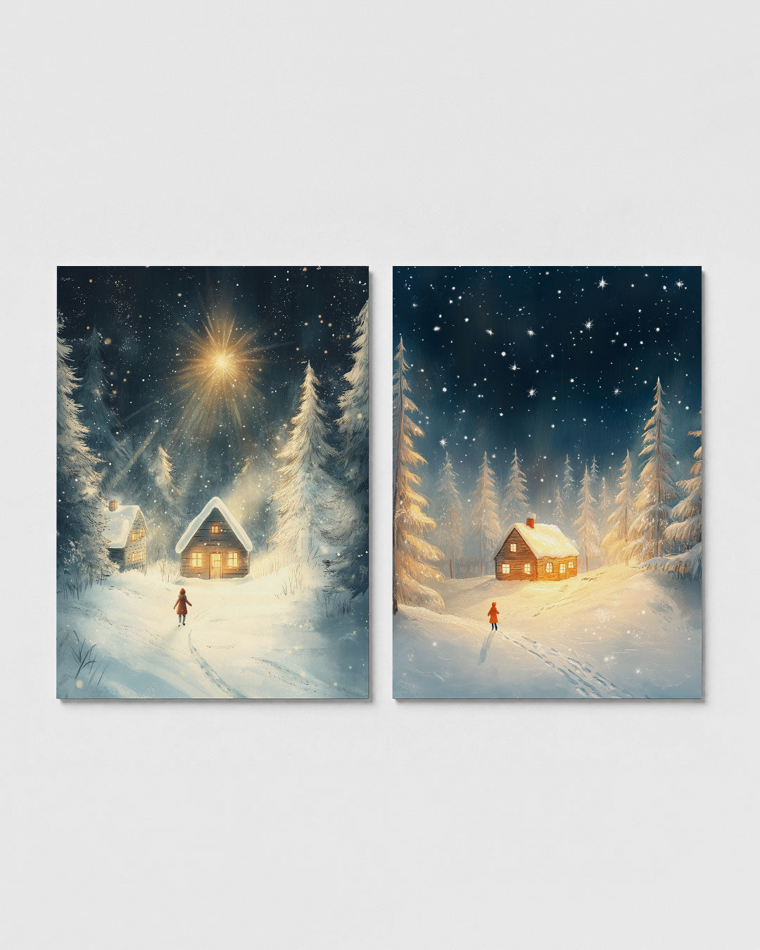 Winterse sterrenhemel Posterset