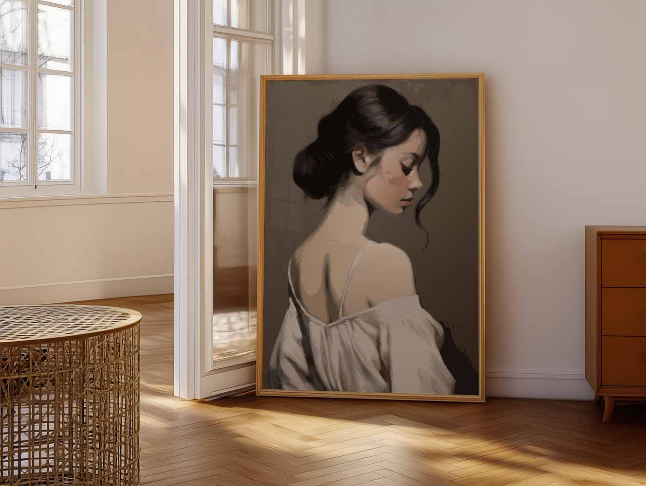 Elegante Vrouwelijke Stijl Poster-WallArtistic