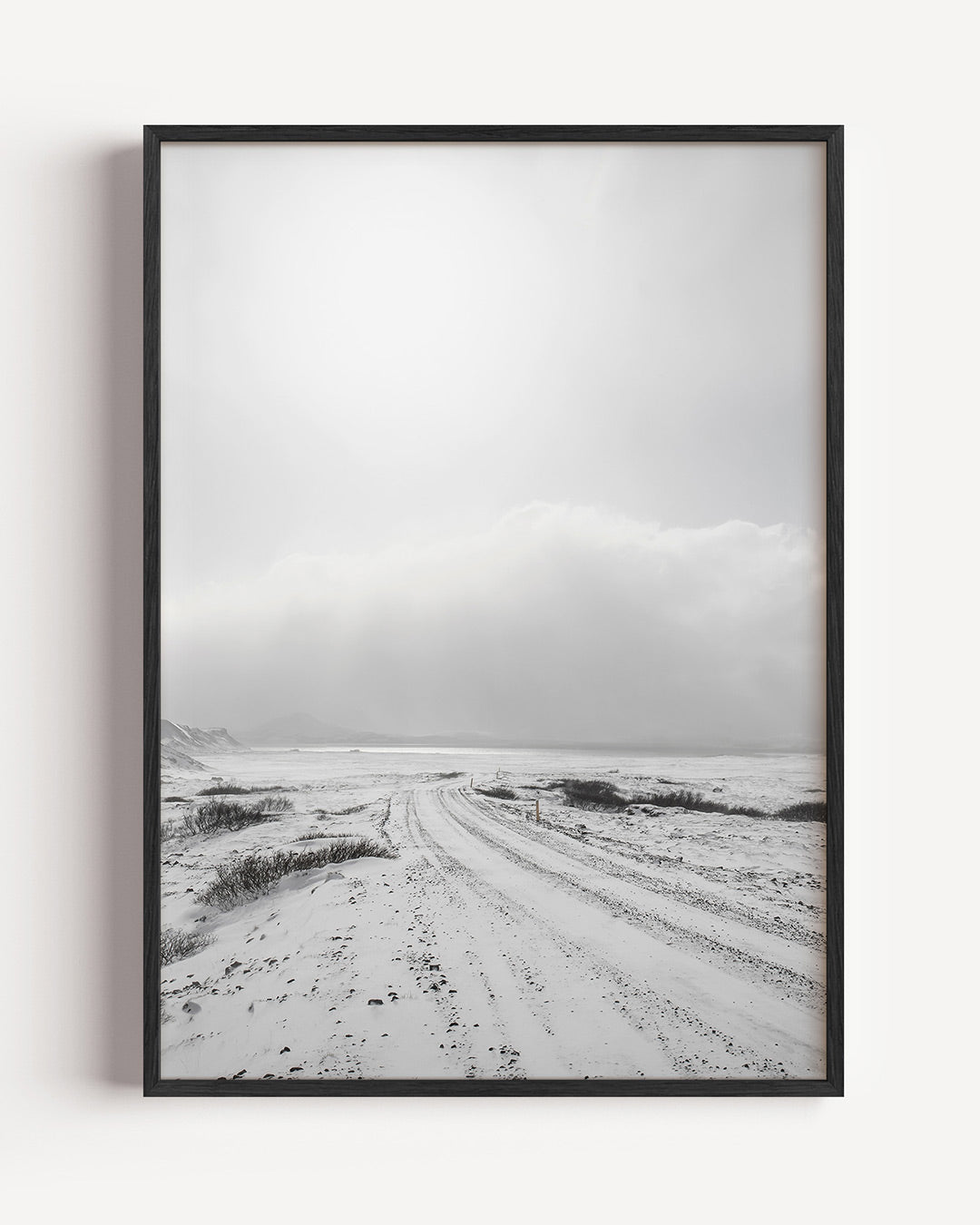 Winterse landschap Poster