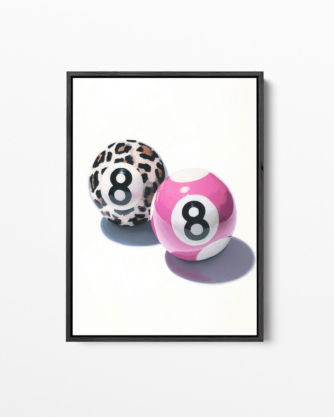 Speelse biljartballen Kunstwerk