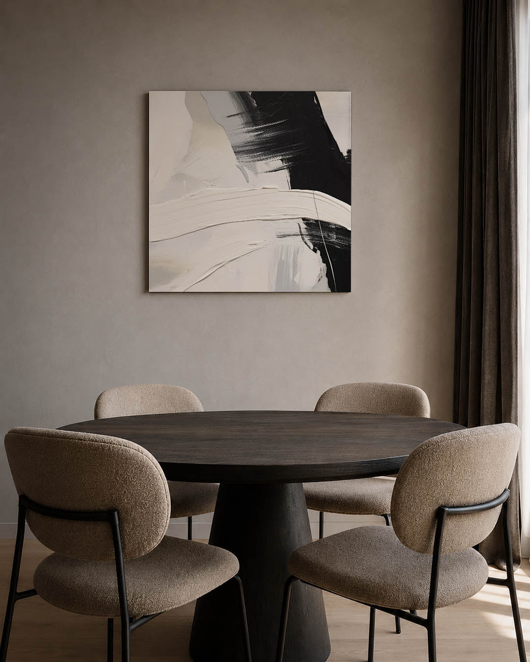 Penseelstreken Kunstwerk