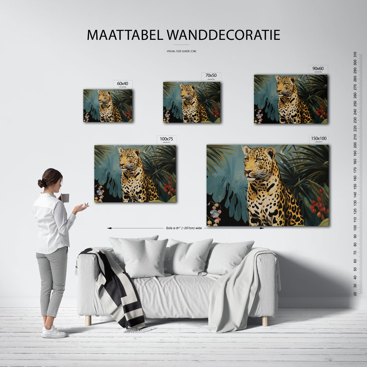 Exotische dierenwereld Kunstwerk