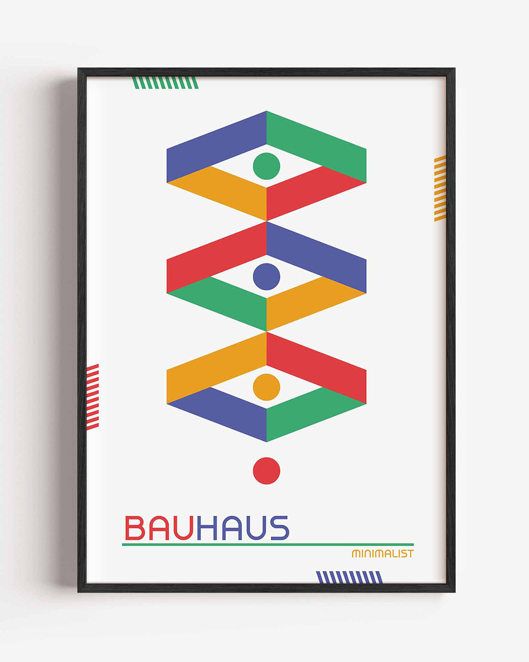 Vormen en kleurvlakken Poster