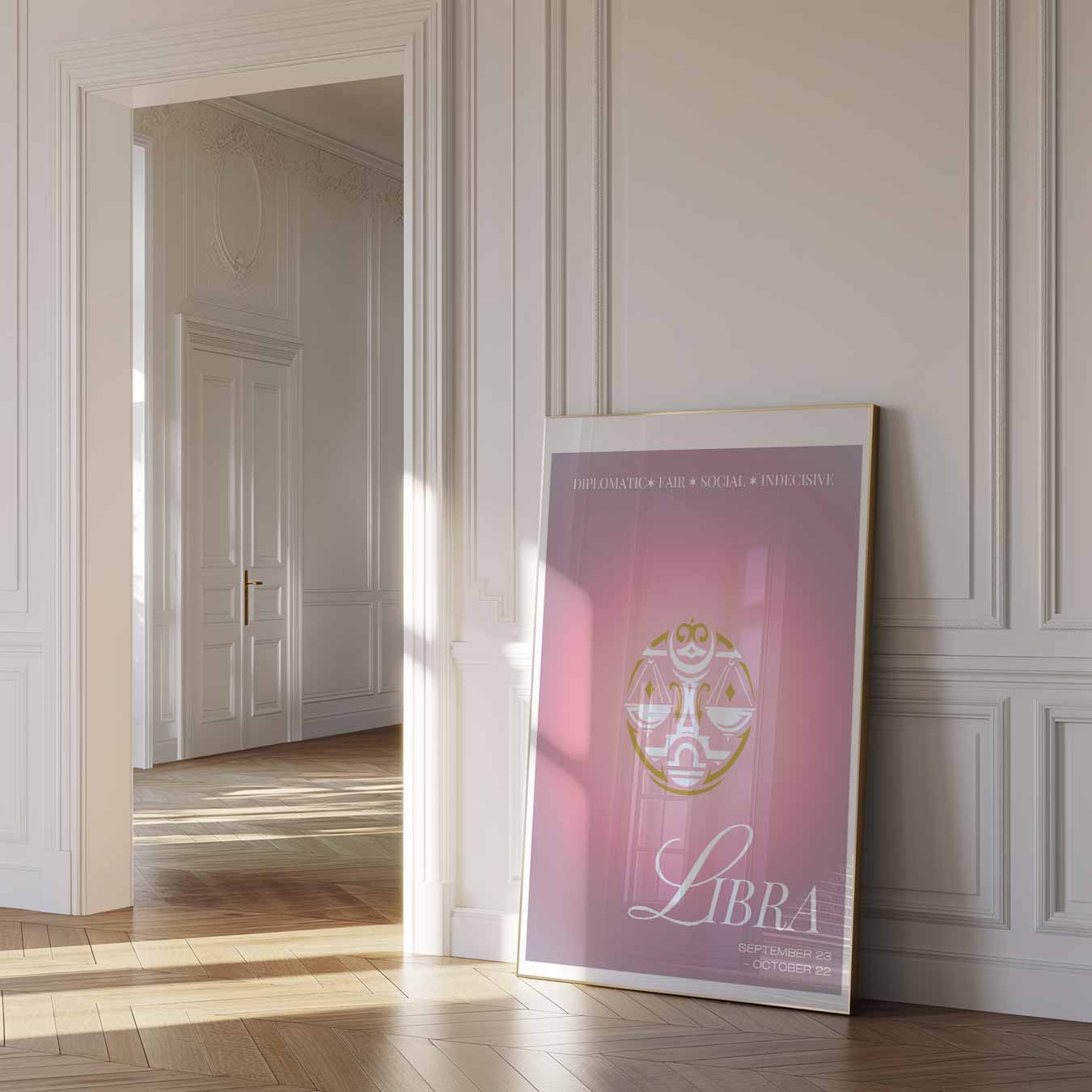 Libra Sterrenbeeld Poster-WallArtistic
