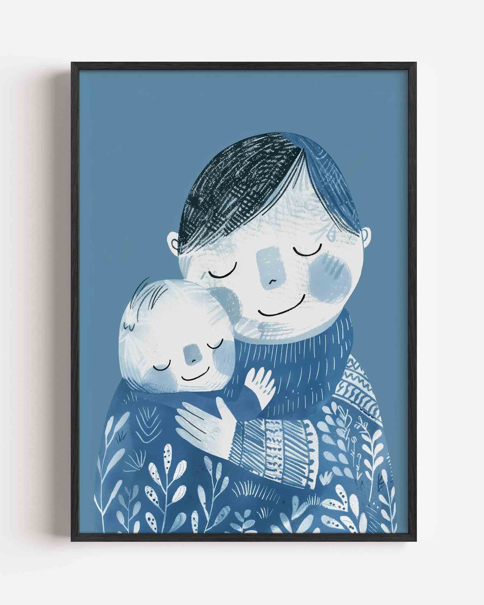 Ouder en kind Poster
