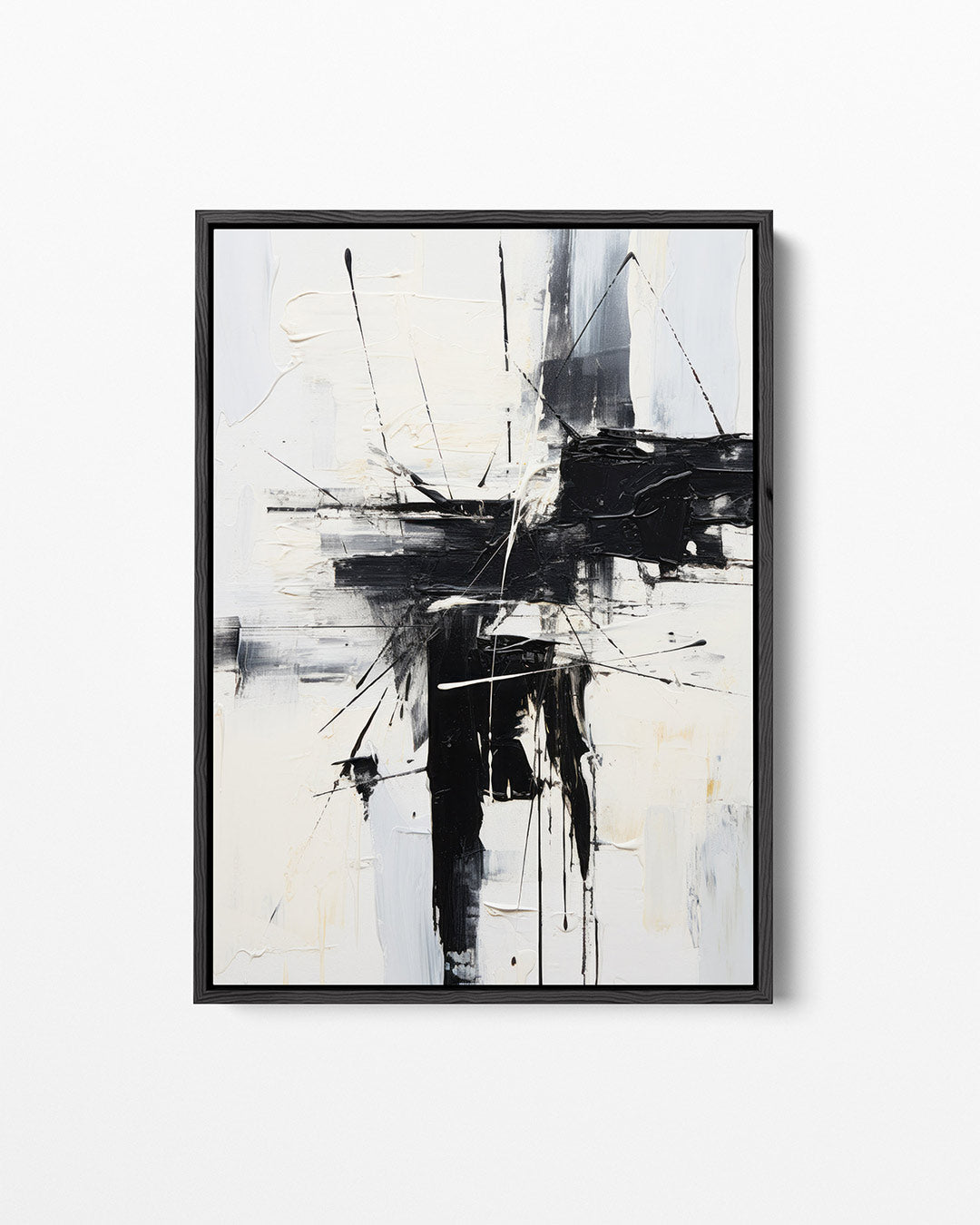 Dynamische lijnen compositie Kunstwerk