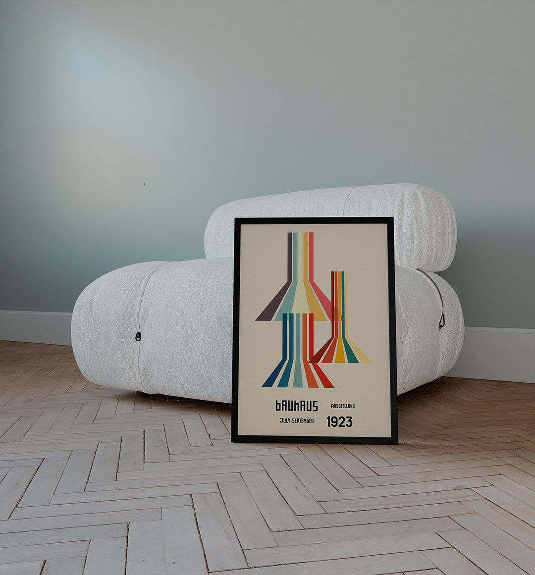 Kleurrijke lijnen Poster