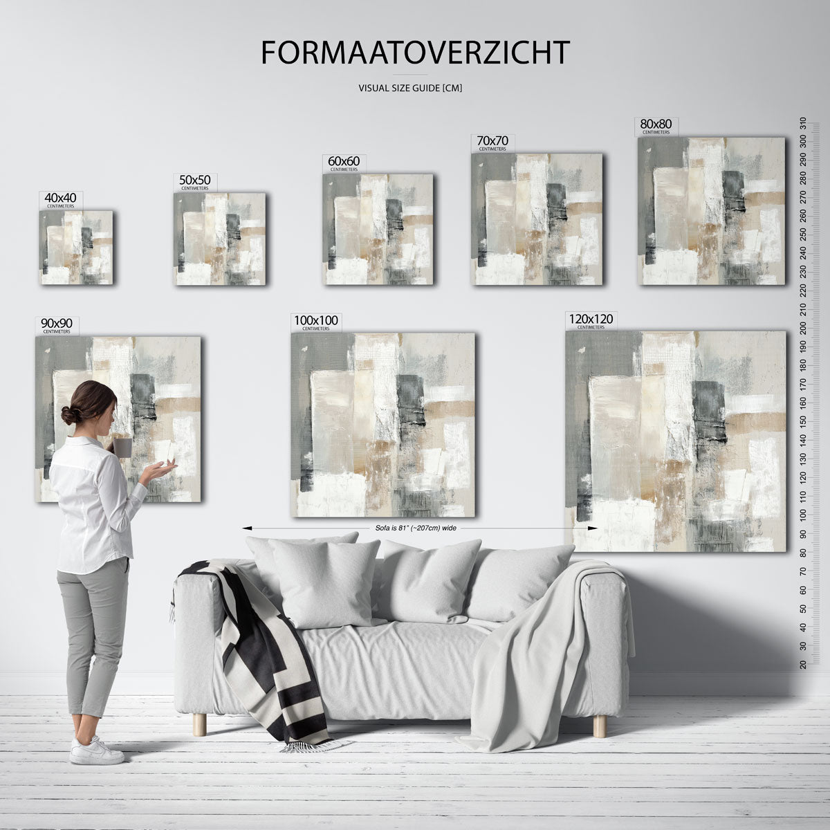 Abstracte vormen Poster