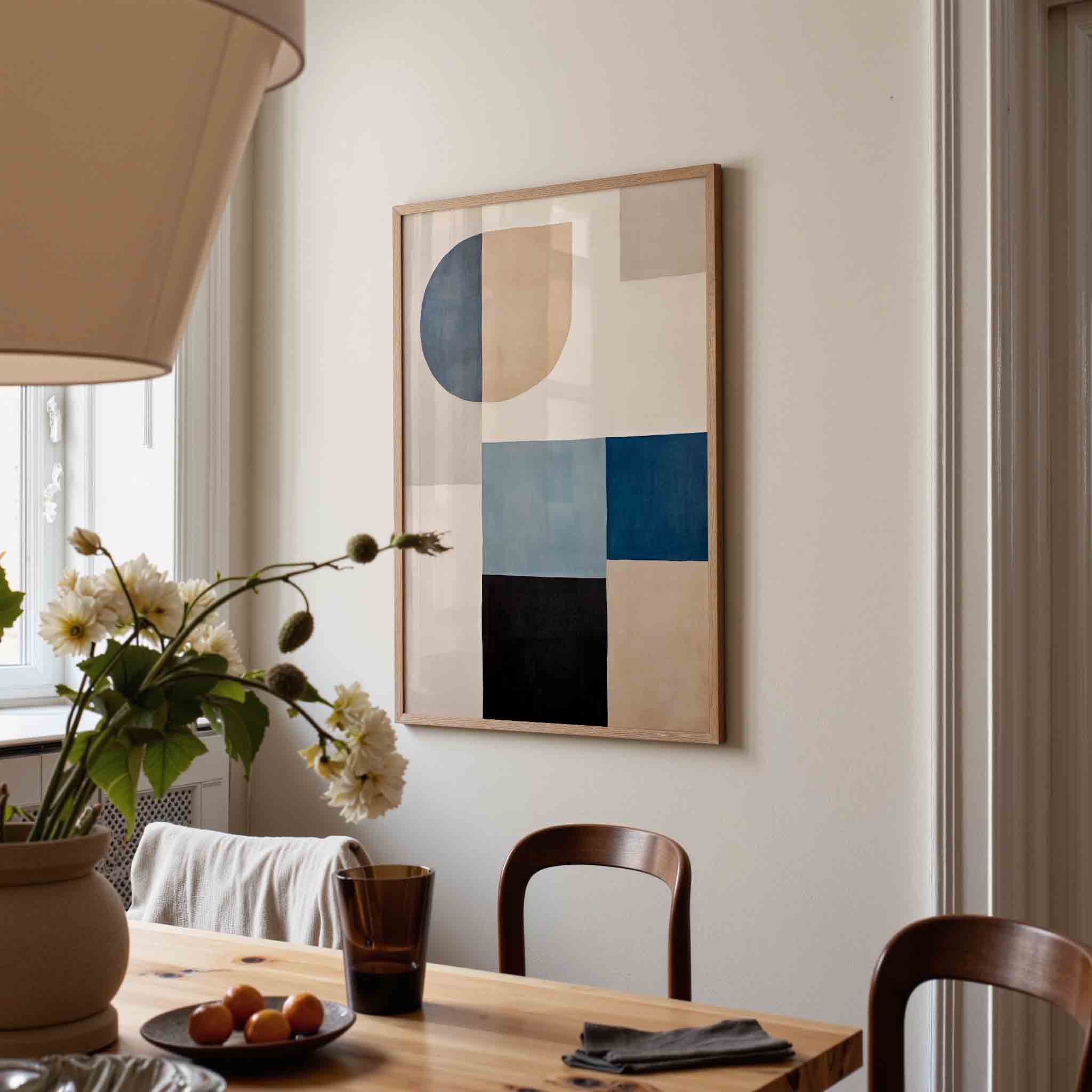 Abstracte vormen Poster
