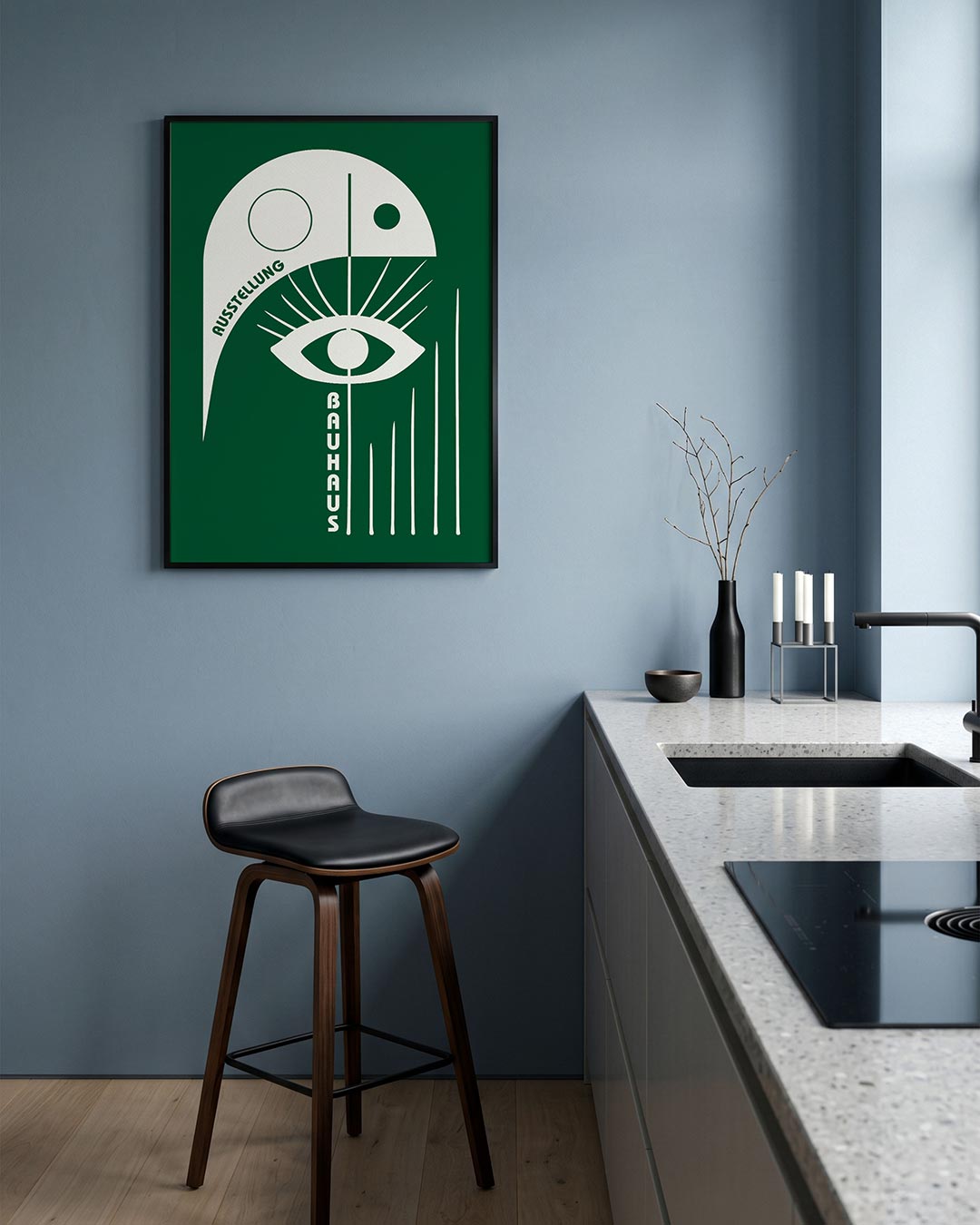 Oog en lijnen Poster