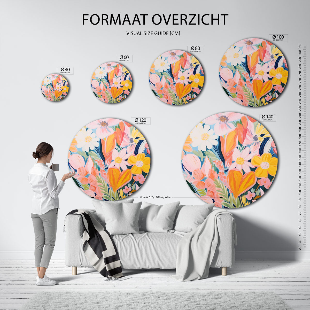 Bloemenpracht Muurcirkel