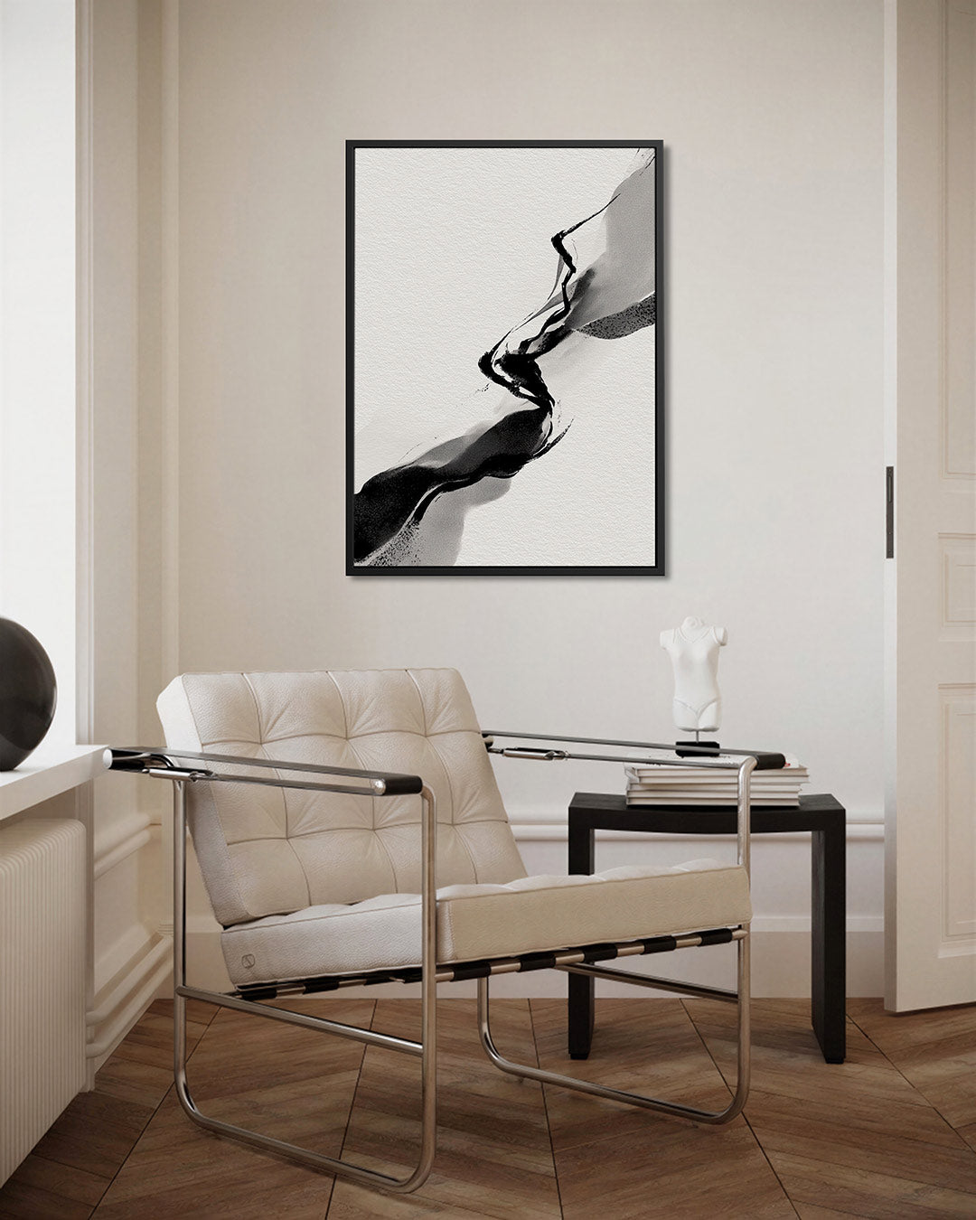 Dynamische lijnenspel Kunstwerk