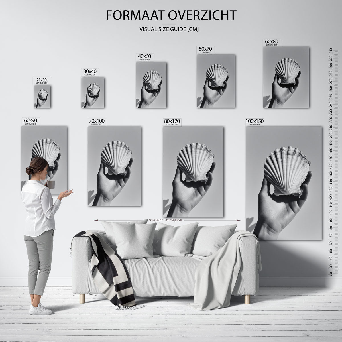 Schelp in hand Poster