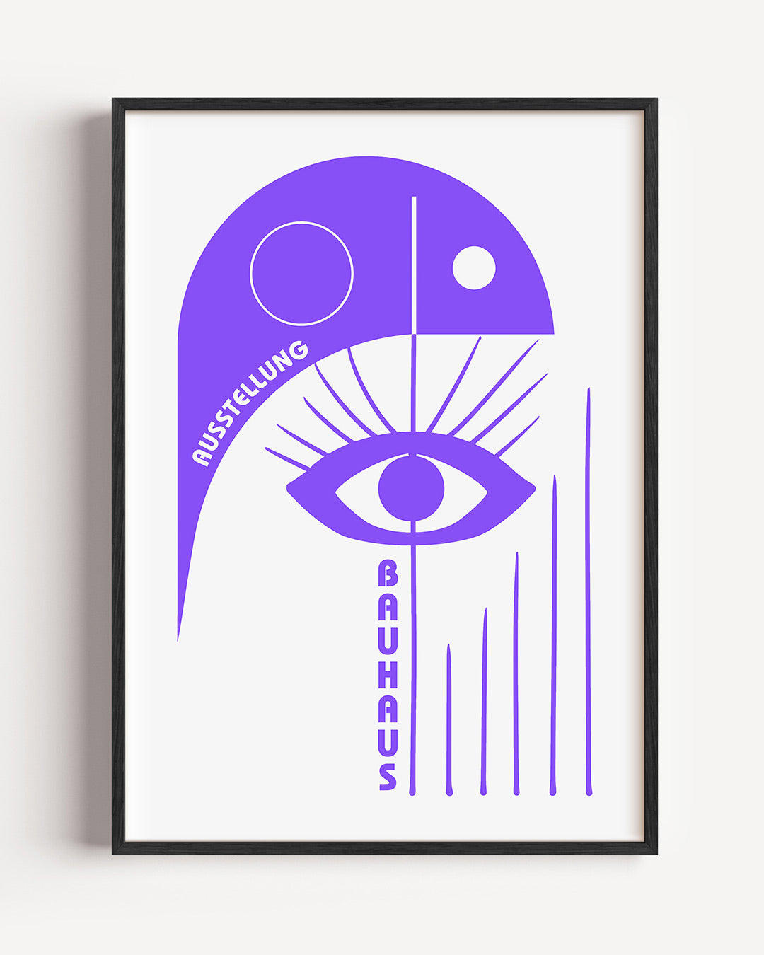Oog en lijnen Poster