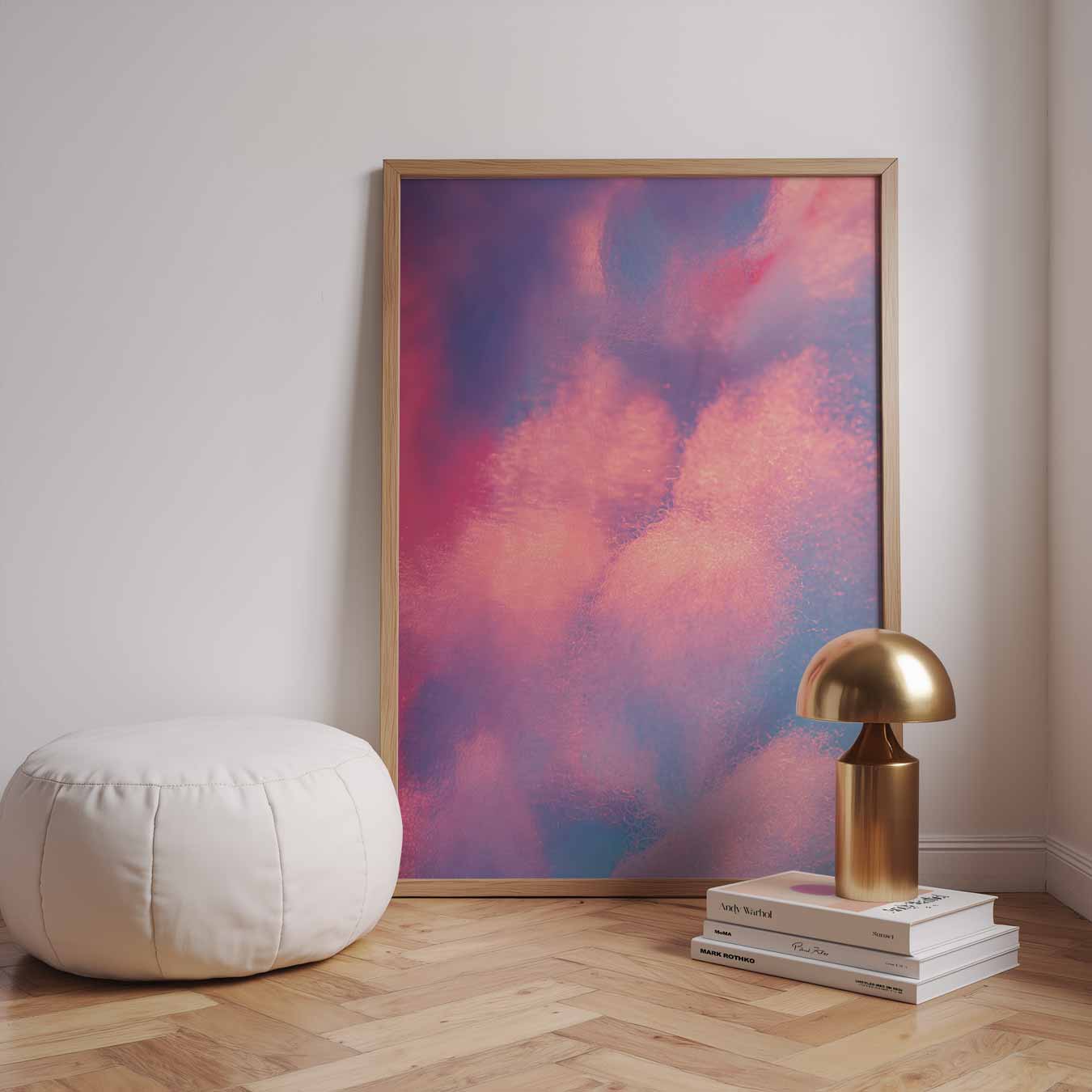 Dromerige Pastel Abstractie Poster-WallArtistic