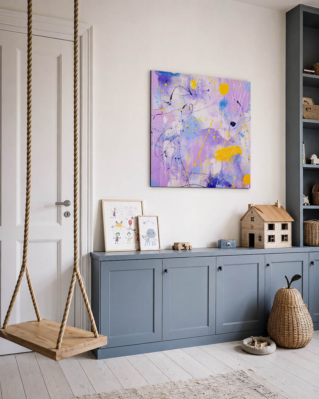 Kleurenexplosie Kunstwerk