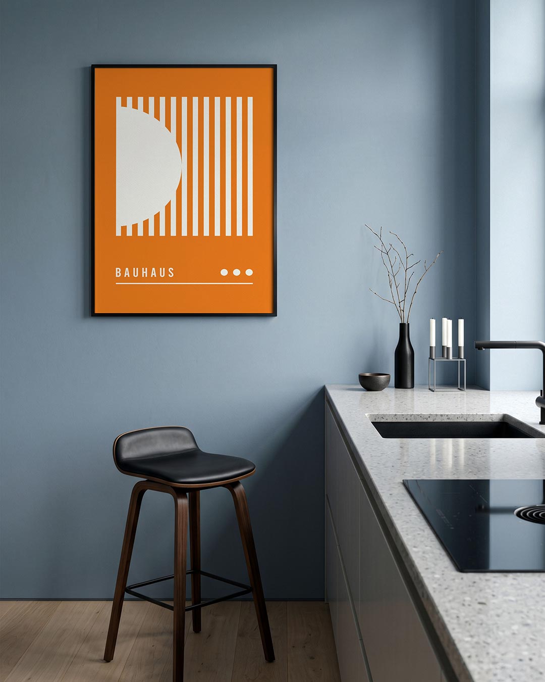 Lijnen en vlakken Poster