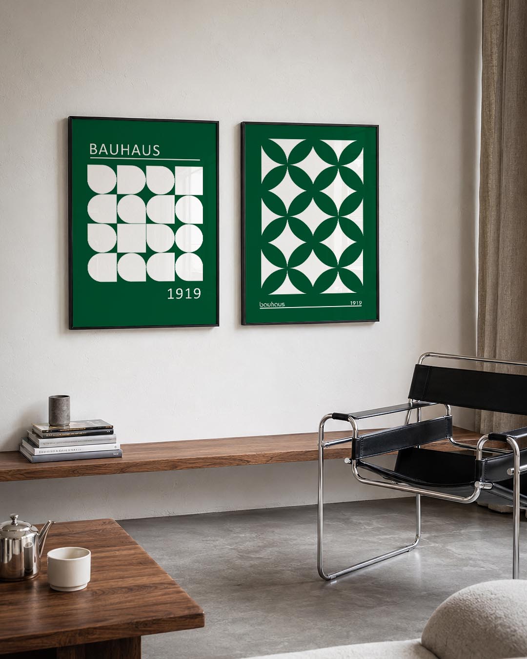 Vormenspel en kleur Posterset