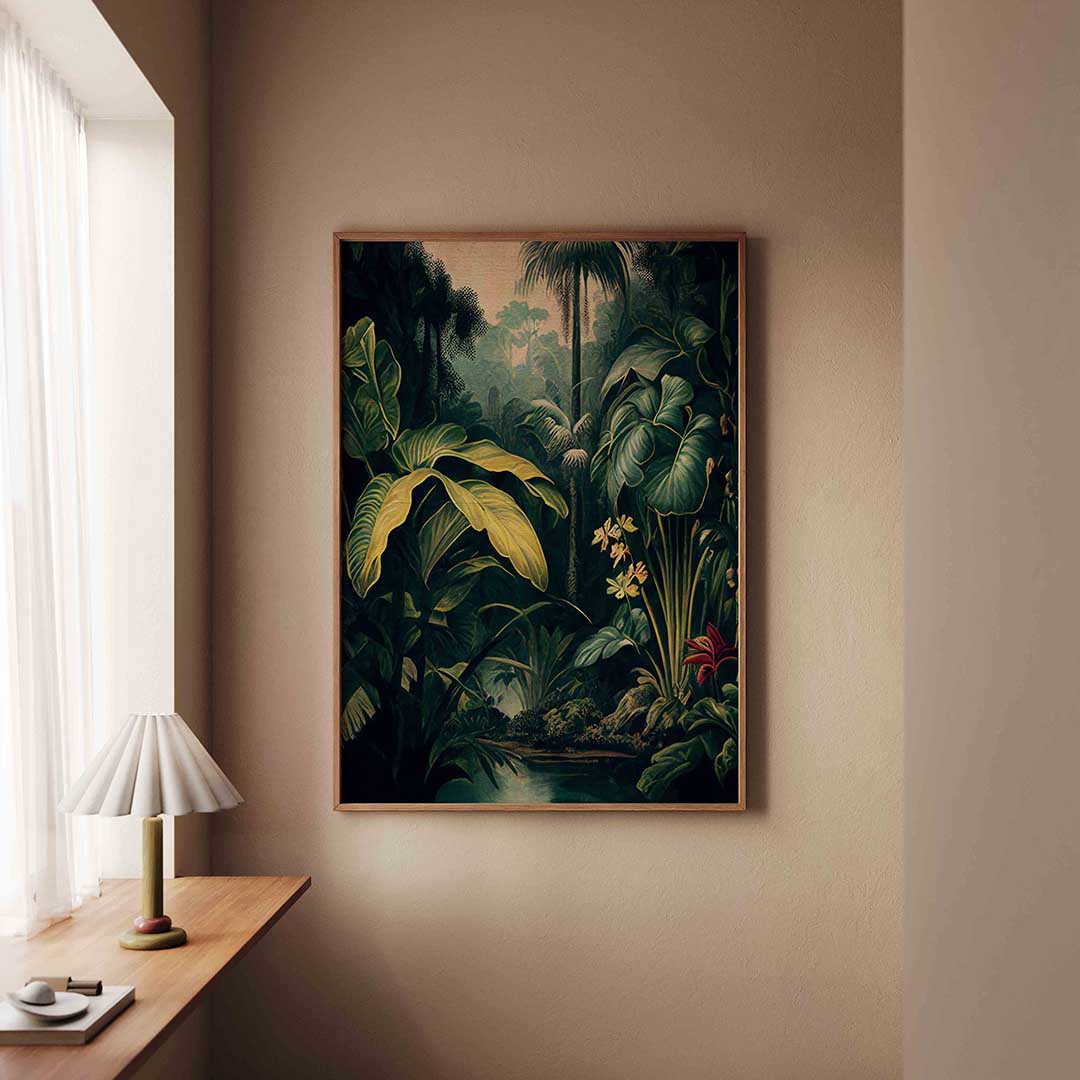 Tropische bladeren Poster